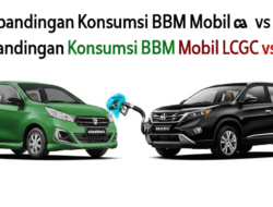 Perbandingan Konsumsi BBM Mobil LCGC vs SUV