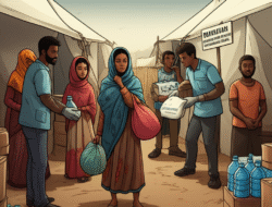 Situasi pengungsi dan bantuan kemanusiaan global