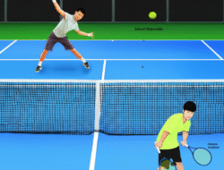Studi Tentang Teknik Pukulan dan Servis dalam Permainan Tenis