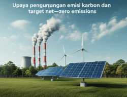 Upaya pengurangan emisi karbon dan target net-zero emissions
